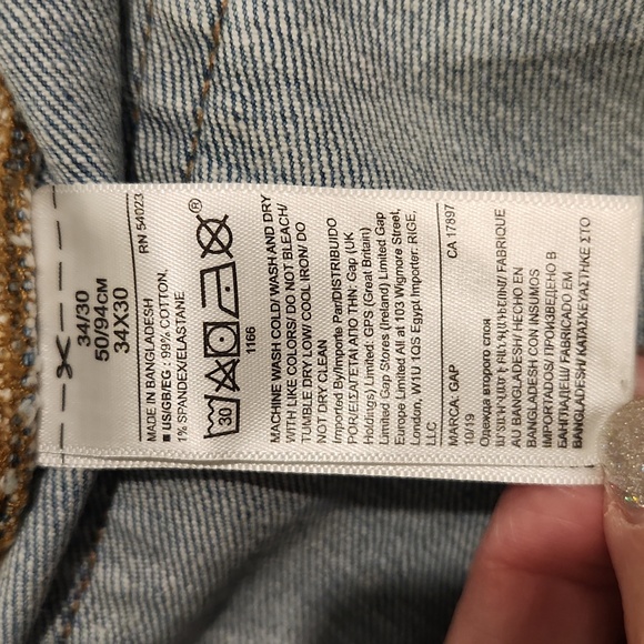 GAP Men's Slim Jeans in Light Blue 34x30! - Picture 3 of 9